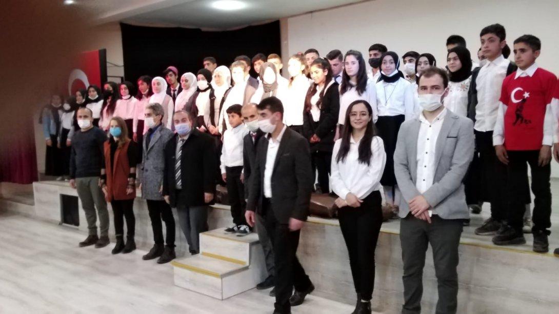 12 Mart İstiklal Marşımızın Kabulü ve Mehmet Akif Ersoy'u Anma Günü Etkinliği